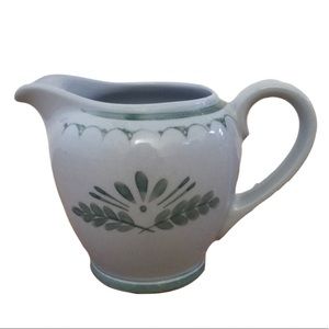 Vintage Arabia Finland "Green Thistle" Creamer